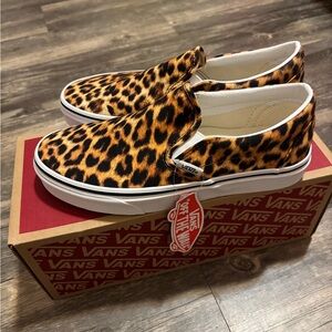 Vans Leopard Slip-On Shoes